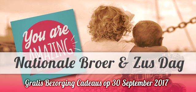 Nationale Broer- en Zusdag - 30 september 2017