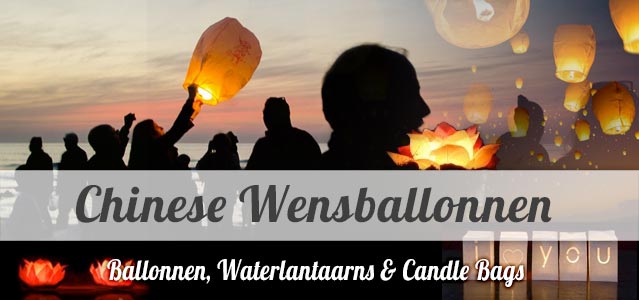 Chinese Ballonnen, Waterlantaarns & Candle Bags