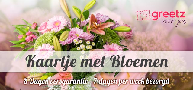 Bloemen met Kaartje versturen