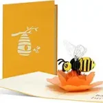 Bee happy popupkaart